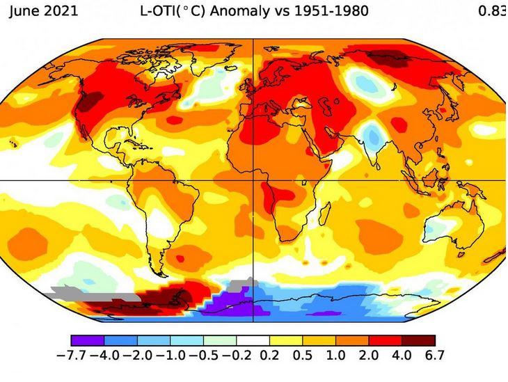 temperature map